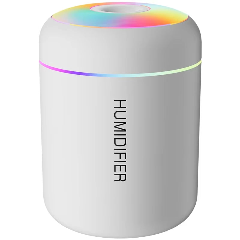 180ML Mini USB Electric Aroma Diffuser and Humidifier with Essential Oil Purification and Ambient Lighting for Home, Car, and Bedroom